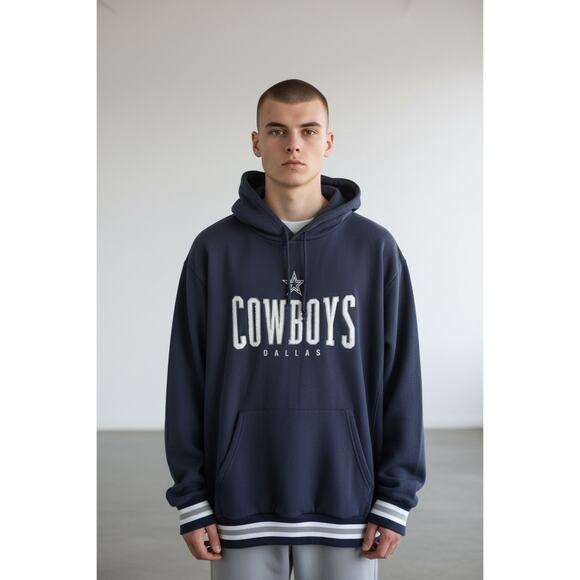 NFL Other - Dallas Cowboys NFL Hoodie Navy Pullover Oversized Streetwear XL